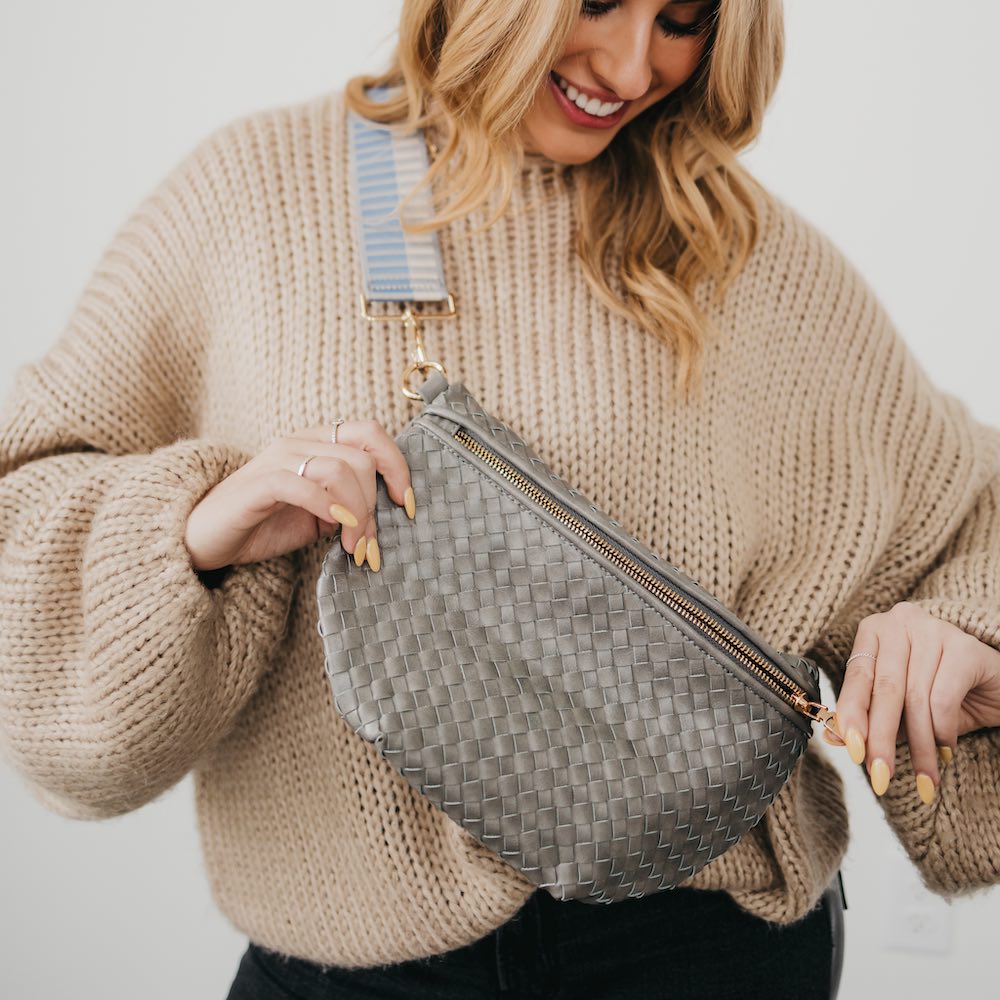 Woven Westlyn Bum Bag-Crossbody bag-Pretty Simple